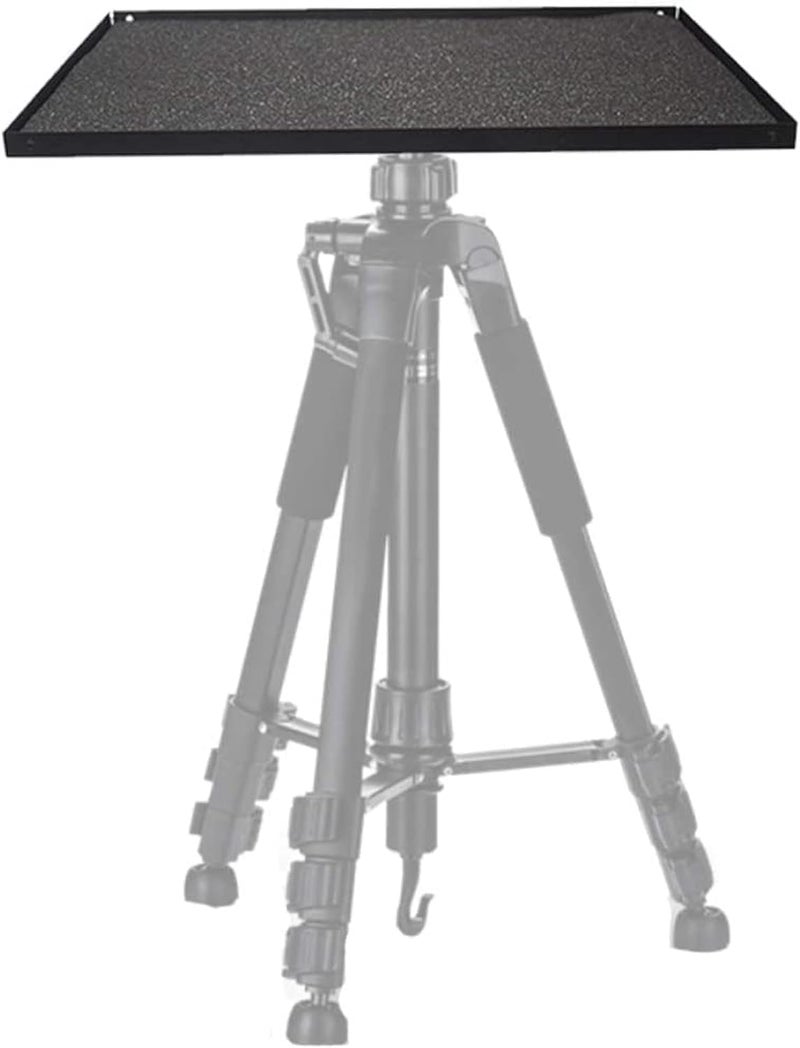 Coret Projector Tray, Laptop Tray Platform Holder Pallet for 3/8" or 1/4" Screw Tripod Stand Mount, Widely Use in Classrooms, Meeting Rooms,Stage,Studio, Office, Outdoor (9 x 13 inch) - Image 1